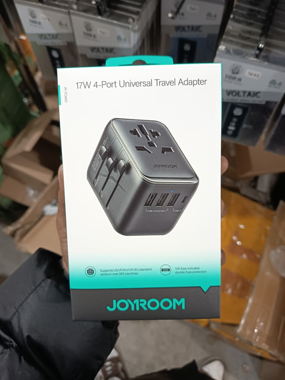 JOYROOM 17W 4-Port Universal Travel Adapter (JR-TCW01)